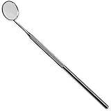 5/10 Pezzi Bocca Dentale Specchio Testa In Acciaio - Foto 5