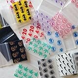 1000 Mini Ziplock Baggies 12510 Get Real Design Mix Apple Brand High End Quality 1.25