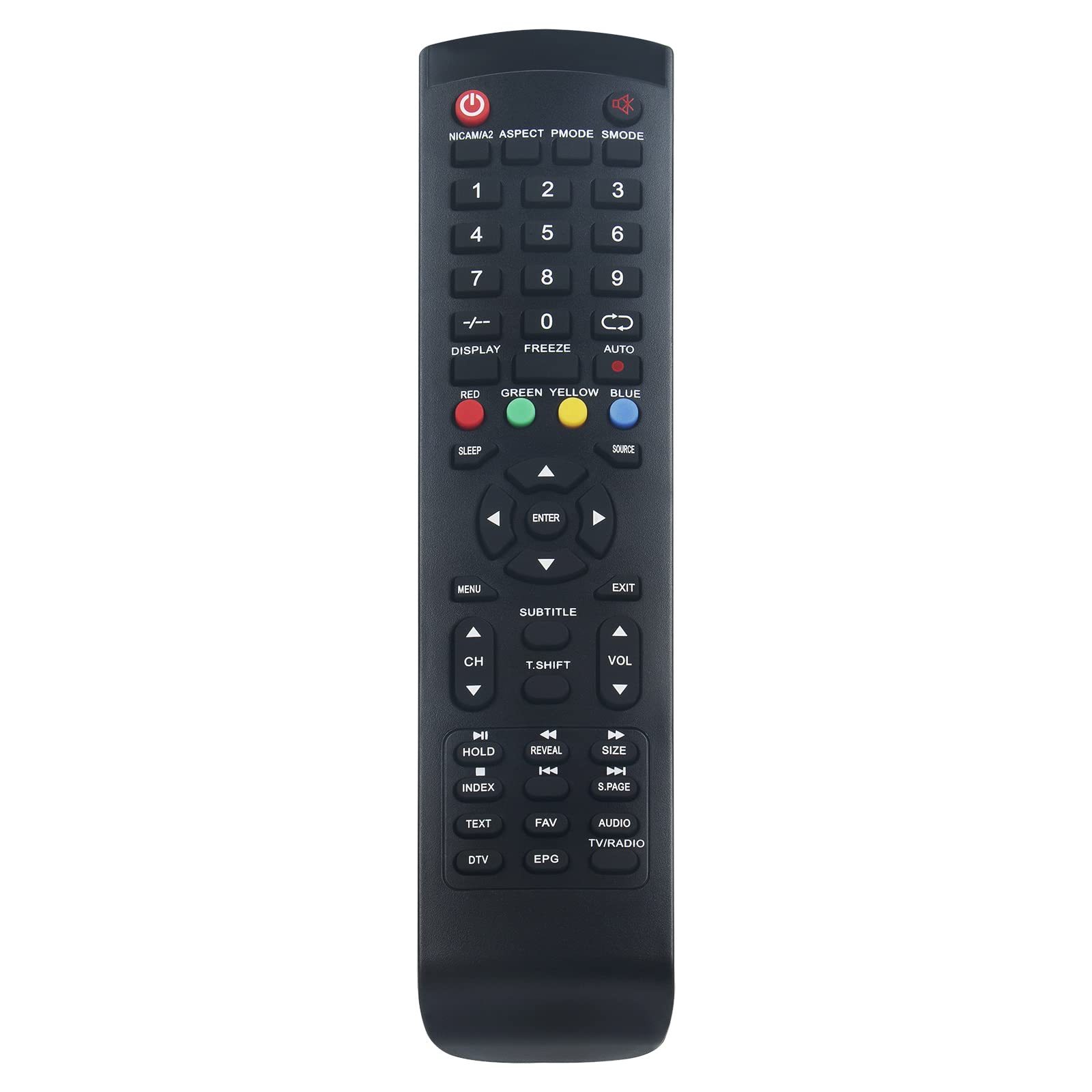 Replacement Remote Control Fit for Dyon Enter 32 Pro/Enter 40 Pro/Enter 42 Pro/Enter 43 Pro