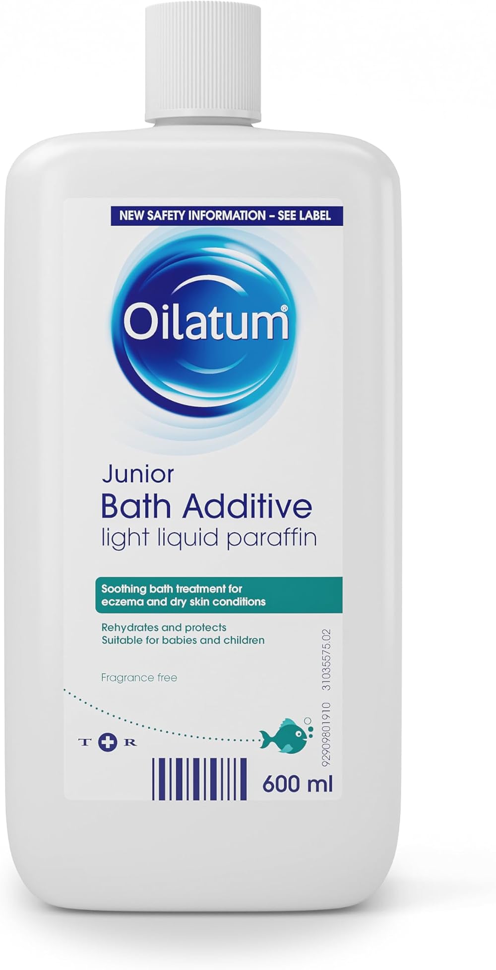 Oilatum Junior Bath Additive 600ml Eczema Dry Skin Fragrance Free Baby Child