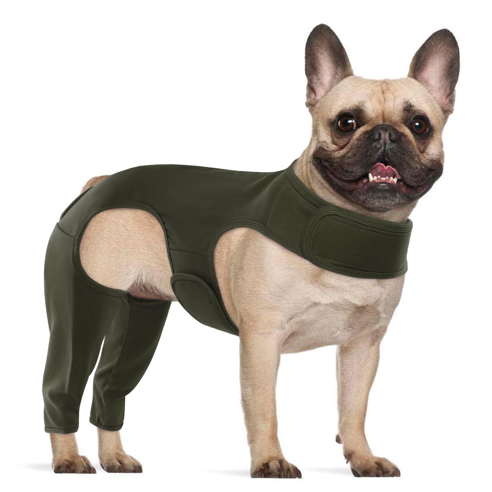 Hjyokuso Recovery Suit For Dogs - Dog Surgery Recovery Suit, Lick Sleeve For Rear Leg, Elbow Protector, Sleeve To Prevent Licking, Avoids Wound Infection - S — image 1