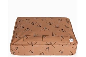 Molly Mutt Medium to Large Duvet Cover, Heat Waves, Brown with Black Accents 36"x45"x5"