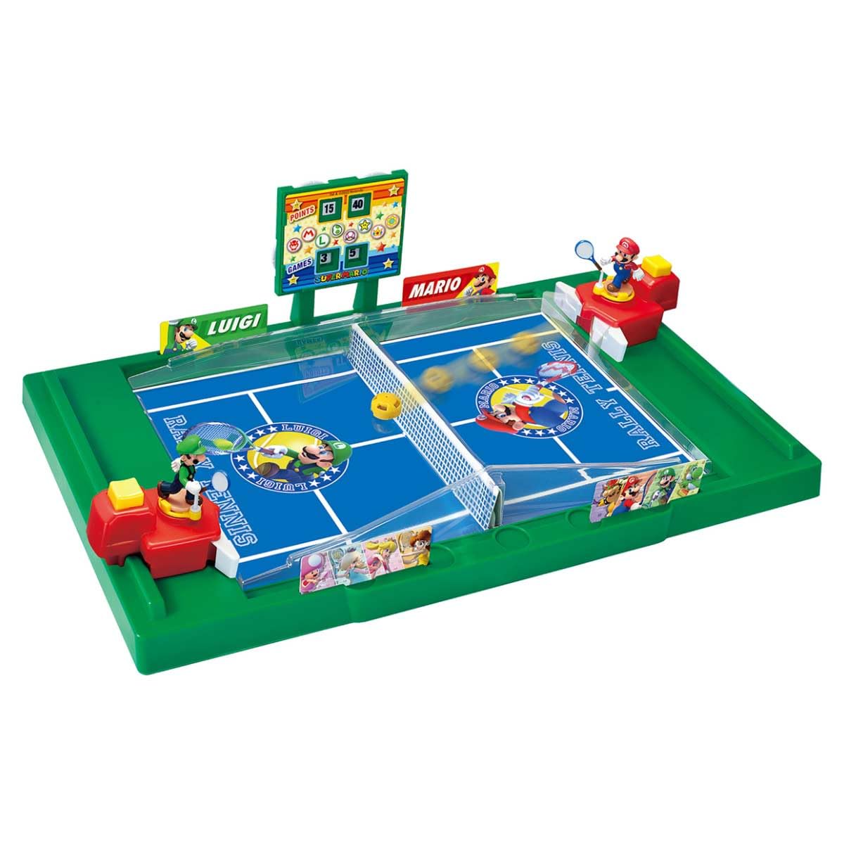 EPOCH Games Super Mario 7434 Super Mario Rally Tennis - Action Game, Multicolor
