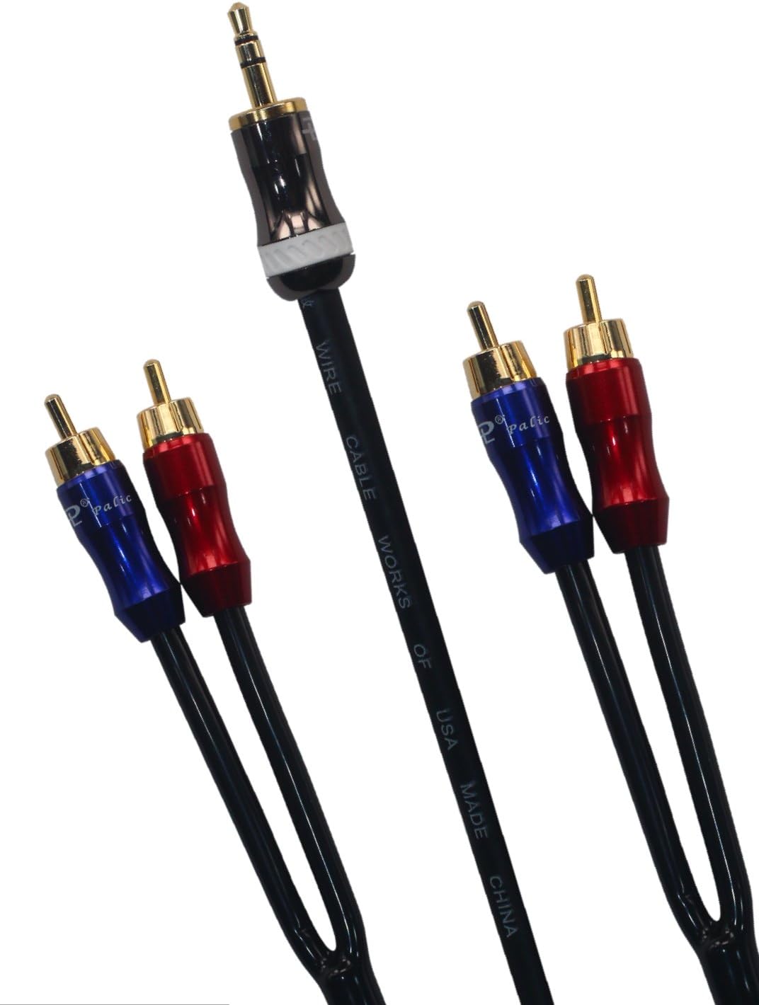 KKA3.5to4 HiFi Cable Professional Cable, 3.5mm Male to 4Male RCA