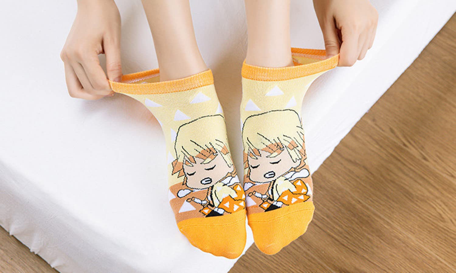 Groydbna Adult Kids Socks 5 Pairs Anime Cosplay Casual Cotton Anklet Socks