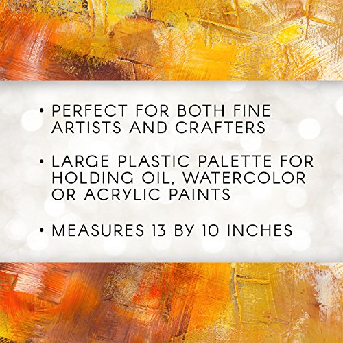 3 Darice+97789+13+Inch+by+10+Inch+20+Well+Palette