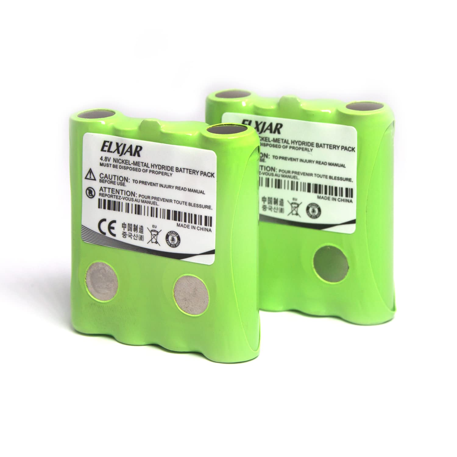 Photo 1 of ROWSHEP (2-Pack) 4.8V 700mAh Ni-MH Battery Replacement for Cisco GA-CM FA-NICD and Cobra FA-BP FA-CK GA-CR GA-CT IXNN4002A Two-Way Radios