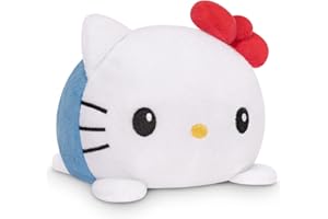 TeeTurtle - The Officially Licensed Original Sanrio Plushie - Hello Kitty - Cute Sensory Fidget Stuffed Animals That Show Your Mood