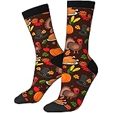 Oxcav Pickles Novelty Socks Crazy Funny Crew Dress Socks For Men Women