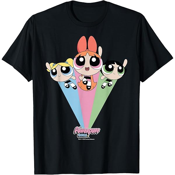 Amazon.com: The Powerpuff Girls Bliss Afterimage Portrait T-Shirt
