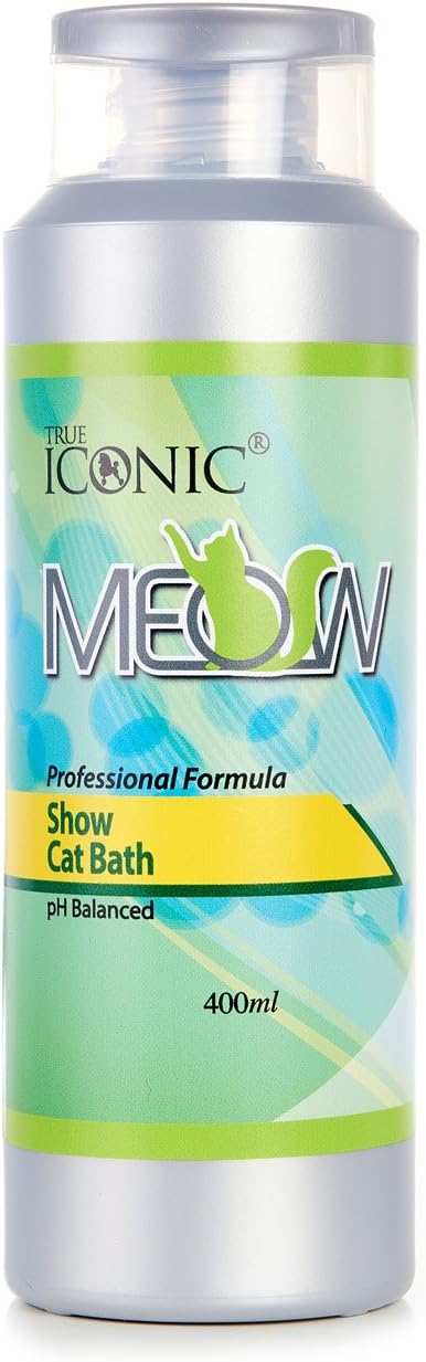 True Iconic Show Cat Bath Meow Professional fornula – Energising Shampoo And Revitalizing for Cats – 400 ml.