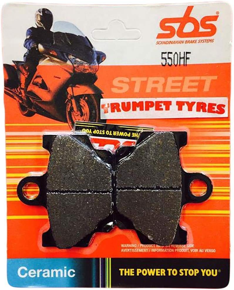 Yamaha RX 100, RX100 84 85 86 87 SBS Performance Front Ceramic Brake Pads Set Genuine OE Quality 550HF