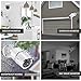 ZOSI 4CH Full 1080P Video Security Camera System, 4 White Weatherproof 1920TVL 2.0MP Cameras,4 Channel 1080P HD-TVI DVR No Hard Disk (100ft Night Vision, Smartphone& PC Easy Remote Access)