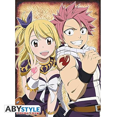 ABYstyle Abysse Corp _ abydco349 Fairy Tail – Poster Natsu und Lucy (52 x 38)