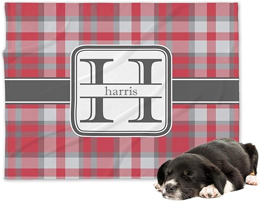 tartan dog blanket