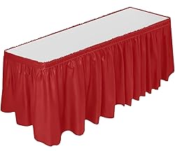 DecorRack Table Skirt, 29 in x 14 ft -BPA