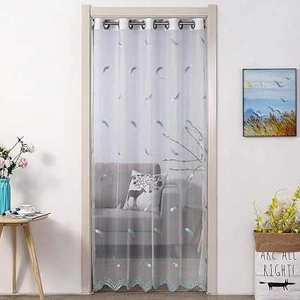 Acomg Mesh Net Curtain Lace Tulle Door Window Panel Room