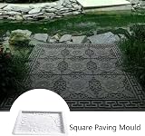 Wedhapy Square Garden Paving Mould Concrete Stepping Stone Path Maker 40cm view 3