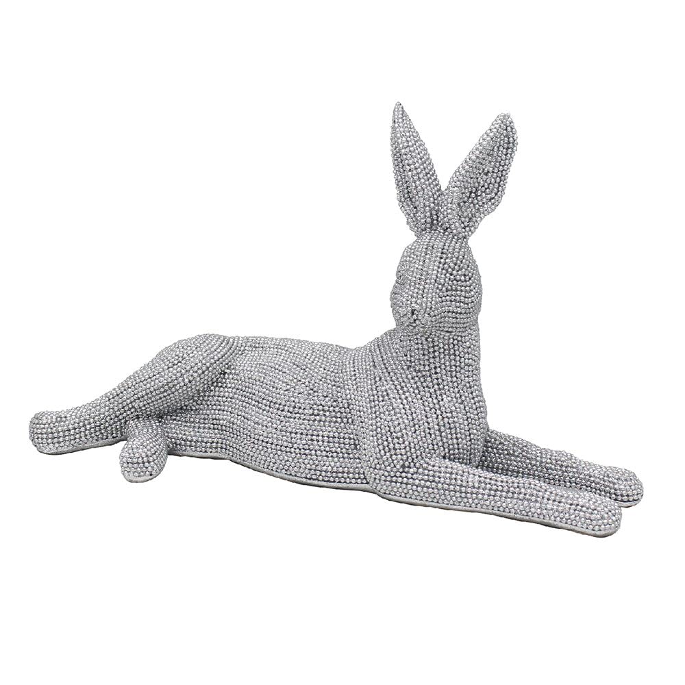 Leonardo Silver Art Hare Laying