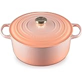 Le Creuset Enameled Cast Iron Signature Round Dutch Oven, 5.5 qt., Peche