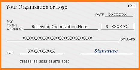 Amazon Com Custom Giant Fake Check Oversized Novelty