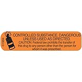 Pharmex 1-322 "Controlled SUB" Permanent Paper