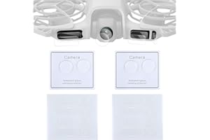 4 Pack Protective Film for DJI Neo 2, Includes Tempered Glass Lens Protector & TPU Display Screen Protector Anti-Scratch Wear