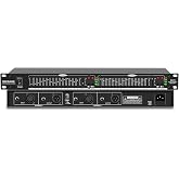 MICNAUX Stereo Equalizer for Home Audio System, Dual Channel 15-Band Graphic Equalizer Professional Rack Mount DJ EQ, Noise Reduction - EQ215