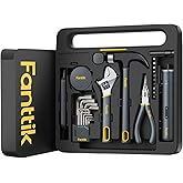 Fanttik S1 NEX Studio Household Tool Kits with Power Screwdriver, 3 Torque Settings, 10 Bits, Hex Keys, Spanner, Claw Hammer,