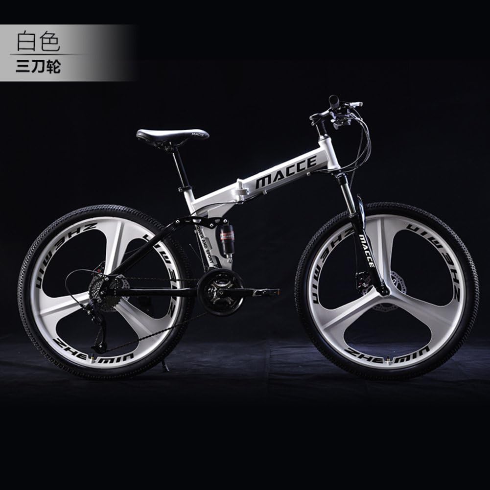 HIKING BK 21 Speed Folding Mountain Bike Bicycle 24-inch Male and Female Students Shift Double Shock Absorber Adult Commuter Foldable Bike Dual Disc Brakes