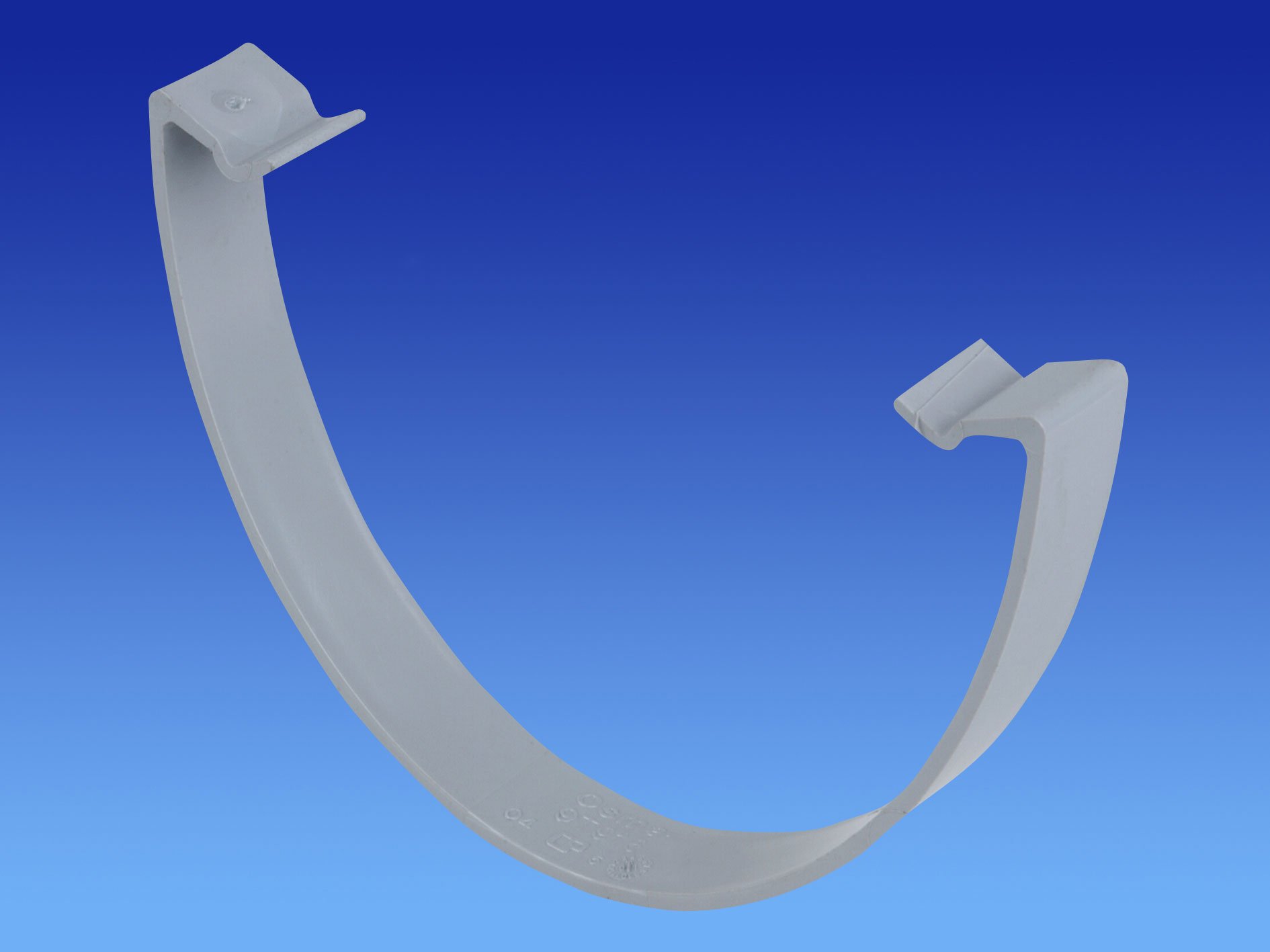 Pack of 3 OSMA Grey 113mm Gutter Flexiclip for DeepLine 4.5:2.5 System 9T916g