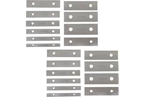 findmall 10 Pair 1/8 x 5 Accuracy Parallel Block Set 0.0002 Hardened Gage Gauge Tool Set