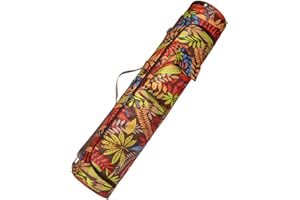 HYOOG Yoga Mat Bag Dual Full Zip Exercise Yoga Mat Carrier Yoga Mat Carry Bag with Storage Pockets and Adjustable Shoulder Strap Fits All Your Stuff