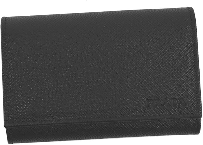 Amazon プラダ Prada キーケース Saffiano ブラック メンズ 2pg002 053 F0002 Prada プラダ キーケース