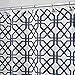 iDesign Trellis Geometric Fabric Bathroom Shower Curtain - 72