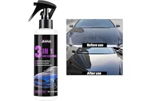 ROSSEV 3-in-1 Ceramic Car Coating Spray - Hydrophobic Formula and UV Protectant - Compatible with Ceramic, Glass, Metal - Lon