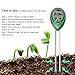 LELONG Soil Tester, 3 in 1 Soil Test Kit Moisture, Light & pH Meter for Plant, Vegetables, Garden, Lawn, Farm, Indoor & Outdoor Use (No Battery Need & 2019 Update)