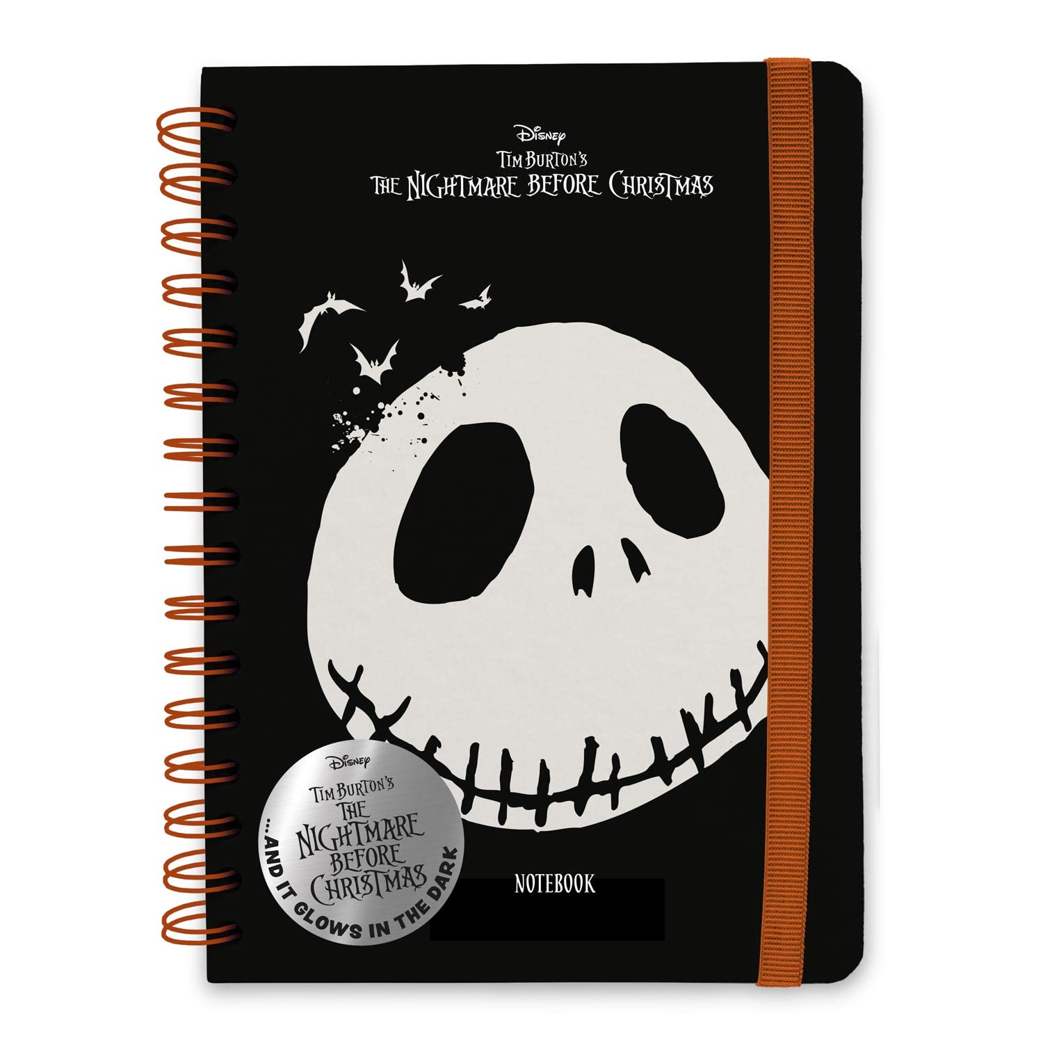 Grupo Erik A5 Notebook Hardback - Disney The Nightmare Before Christmas Stationery Supplies | Bullet Journal, Dotted Notebook A5 Sketchbook | The Nightmare Before Christmas Gifts Under 10 Pounds