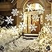 ALWOA Christmas Snowflakes Projector Light Outdoor/Indoor Moving White Snowflake LED Landscape Projection Lamp for Christmas Party Holiday Halloween Garden Tree Wall Decorations …