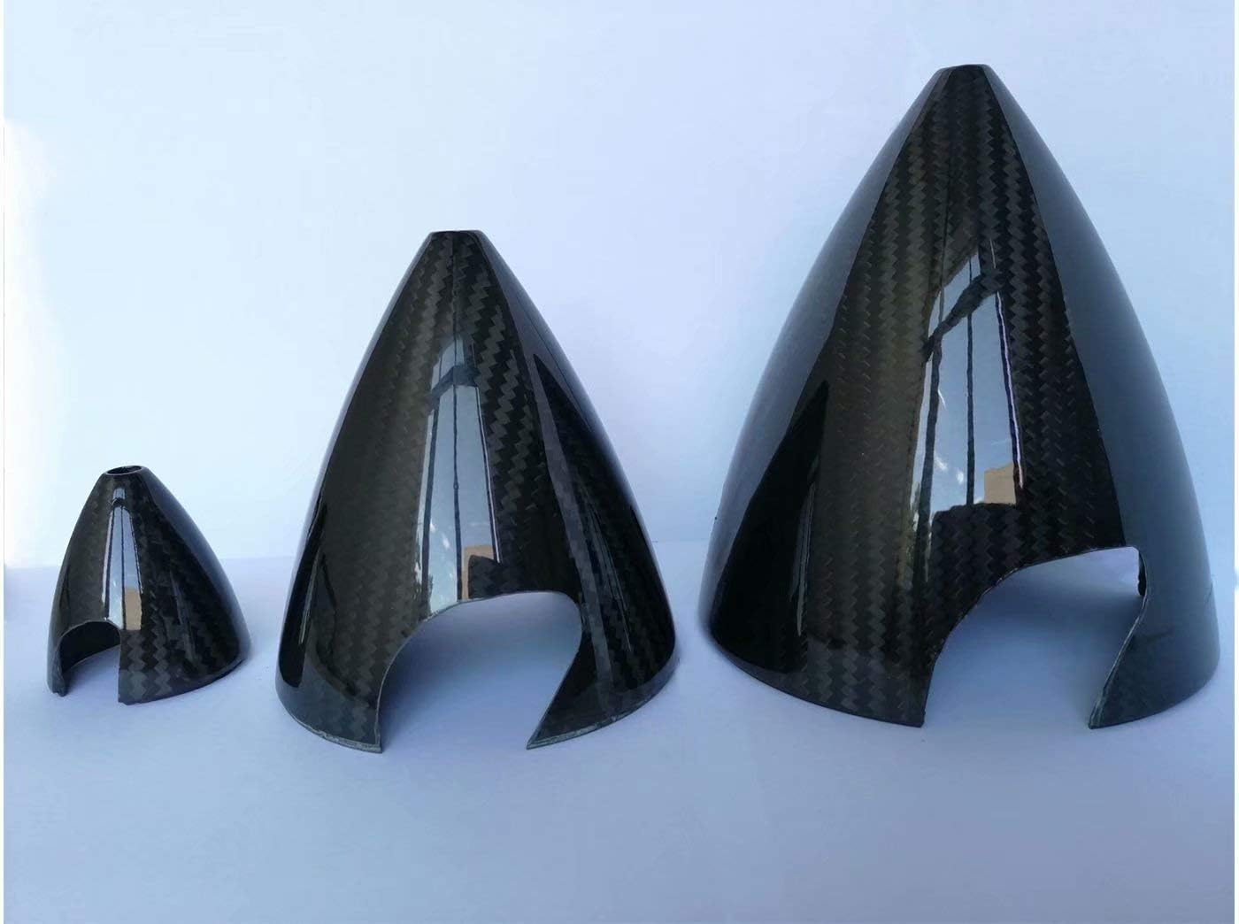 RC Plane Spinner 1PC 2 Blade Prop 4.5inch 114.3mm Carbon Fiber Spinner W/Carbon Fiber Backplate FM