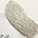 Sephla Silver Plated Weave Mesh Adjustable Cuff Bangle Bracelet For Women