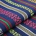 INFANZIA Baja Front Seat Covers Saddle Blanket Auto Seat Cover with Seat Belt Covers Fit Car Truck Van SUV, 4Pcs, Blue
