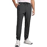 CRZ YOGA All Day Comfy Pull-On Golf Joggers for Men 28"/30"/32" - Quick Dry Lightweight Work Casual Pants with Pockets