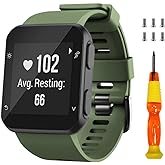 NotoCity for Garmin Forerunner 35 Band Soft Silicone Replacement Watch Strap Compatible with Forerunner 35 Smartwatch