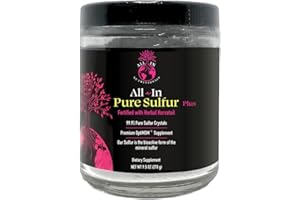 All In Nutritionals Pure Sulfur-60 Servings Per Jar! A one-of-a-Kind Formula Designed to Support Joint Health, Boost Cellular Health and Function, Support Digestion and The Brain Gut axis