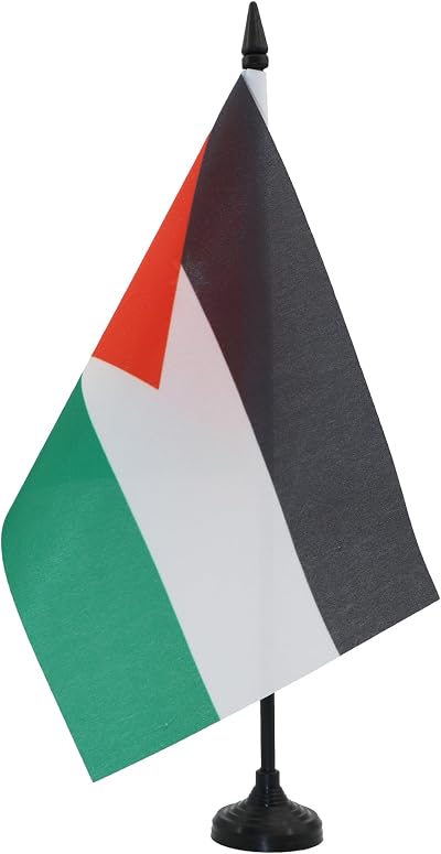 AZ FLAG Jordan Table Flag 5x8 in Desk Flag with Pole & Base 21x14 cm