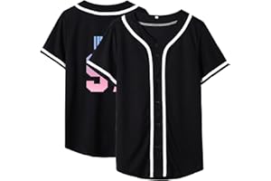 Dolpind Men's Blank Baseball Baseball Jersey Shirt Graphic Tees Softball T-Shirt Merchandise Merch Fan Apparel