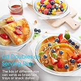 NutriUps Glass Round Casserole Dish Set 0.65L 1L 1.4L with Lids view 7