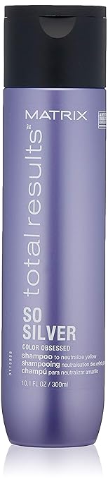 Matrix Total Results So Silver Color Depositing Purple Shampoo for Neutralizing Yellow Tones, 10.1 Fl. Oz. best purple shampoos Matrix Total Results So Silver Color Depositing Purple Shampoo for Neutralizing Yellow Tones, 10.1 Fl. Oz. best purple shampoos