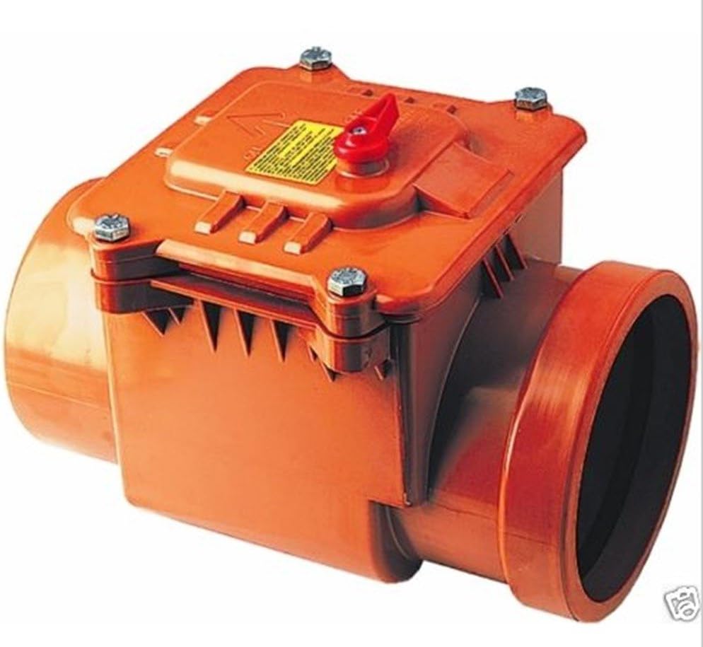 Valvula anti-flood O DN 160 150 con Bloqueable SOLAPA DE VOLVER: Amazon ...